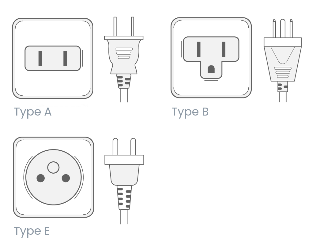 French Polynesia electrical outlets and plug types