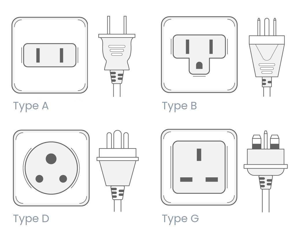 Georgetown electrical outlets and plug types
