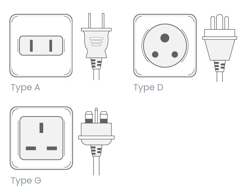 Sana'a electrical outlets and plug types