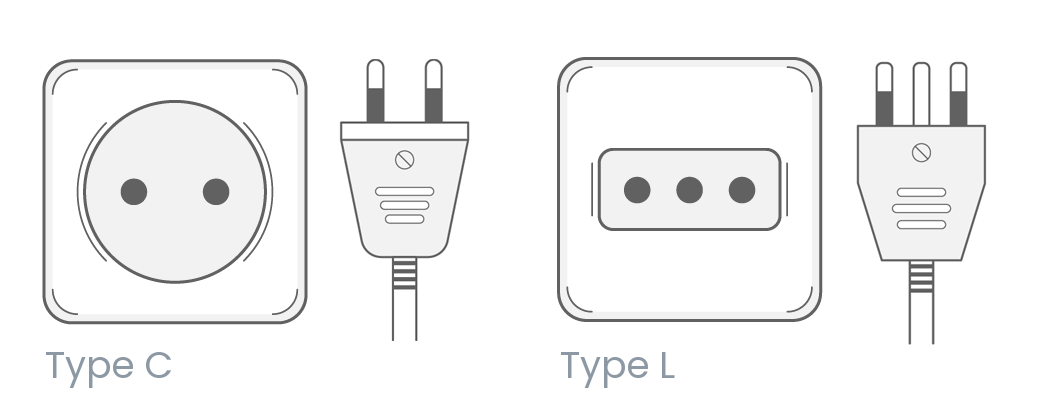 Eritrea power plug outlet type L