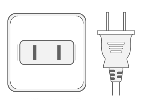 Type A power plug and socket