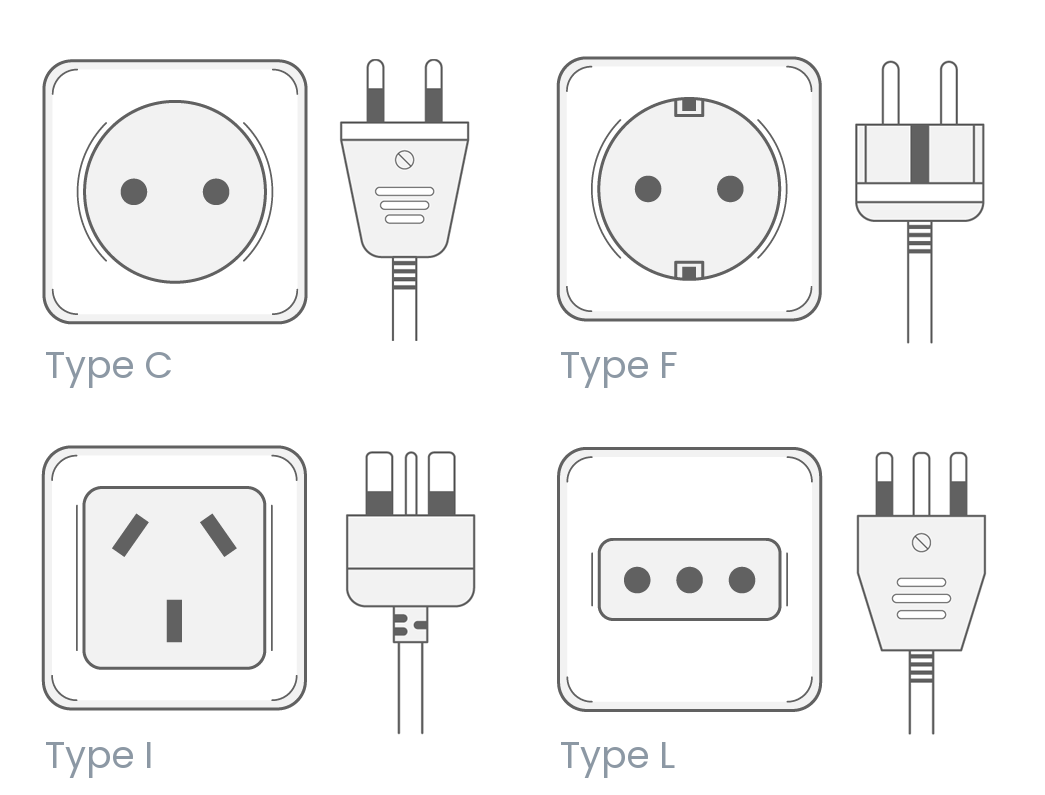Uruguay type L plug